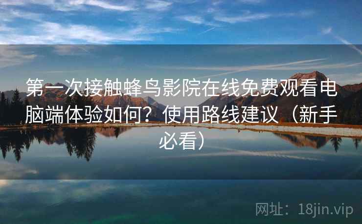第一次接触蜂鸟影院在线免费观看电脑端体验如何？使用路线建议（新手必看）