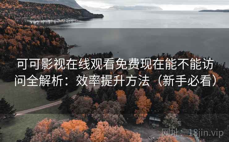 可可影视在线观看免费现在能不能访问全解析：效率提升方法（新手必看）